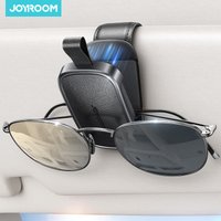 Joyroom porte-lunettes de soleil de voiture universel pare-soleil de voiture porte-lunettes pince de rangement de billets de carte pour accessoires de voiture