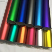 Various Colors Matte Satin Chrome Metallic Vinyl Wrap Film Car Sticker Decal Laptop Phone Motorcycle Graphic
