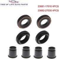New Valve Cover Oil Seal Kit For OYOTA AURIS AVENSIS COROLLA PREVIA RAV 4 III 2.0L 2.2L D-4D 23682-27030 23681-17010 2368117010