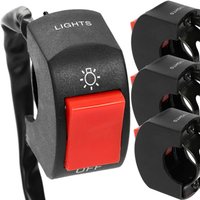 AliExpress NONE 22mm ON/OFF Motorcycle Switch Push Button Modification Button for ATV Electronic Bike Scooter Accessories