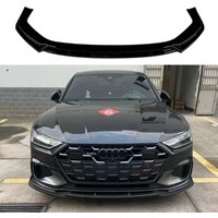Pour Audi A7 C8 Standard S-line S7, lèvre de pare-chocs avant, séparateur, 2019-2023, accessoires de voiture ABS de haute qualité, 3 pièces