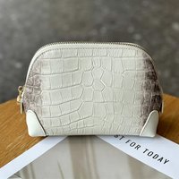 Genuine Leather First Layer Cowhide Crocodile Pattern Wallet Clutch Bags For Women Luxury Designer Coin purse New In Card Holder
