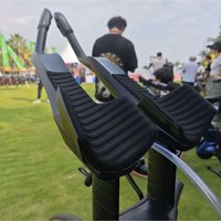 Full Carbon Fiber Triathlon Rest Handlebar Aerobars Triathlon with Adjustable Arm Pads Pro Triathlon Handlebar Riser Kit