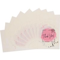 50/100pcs Thank You Plastic Shopping Bag with Handle Poly Die Cut Plastic Merchandise Bag for Retail Small Business