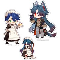 Honkai Star Rail Acrylic Standee Figure Maid Series Sampo Koski Jing Yuan Blade Standing Sign Model Desktop Ornament Fans Gift
