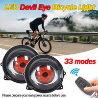 AliExpress CHEGIT LED Car Dynamic Devil Eye Bicycle Light 3-inch 33 Mode 3D Lens Dynamic Pupils Headlight Car Light Remote Modification Eagle Eye