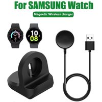 Portable Magnetic Watch Wireless Charger For Samsung Galaxy Active 2 1 USB Fast Charging Cable Dock Station For Galaxy Watch 4 3