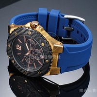 26x14mm Rubber Strap for GUESS Watch Strap W0149L5 Series Blue Soft Waterproof Sports Silicone Convex Strap Men Wristband