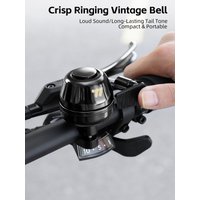 AliExpress West Biking WEST BIKING Vintage Solid Copper Bike Bell Compact Portable Clear Sound Retro Bicycle Warning Horn for MTB Cycling Accessories