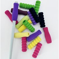 50Pcs Sponge Pen Gripper Learning Writing Tool Pencil Grasp Writing Aid Training Pen Grip Posture Correction Tool for Kids