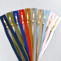 5/10Pcs 15/18/20/25/30cm 3# Metal Zipper Handbags Close-end Zippers Jeans Shoes Decor Zip Repair Kit DIY Bags Sewing Accessories