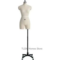 Sewing Linen Cover Body Female Mannequins with Legs for Clothing Design Bust Tailor Mannequin Dress Display Stand Can Pin