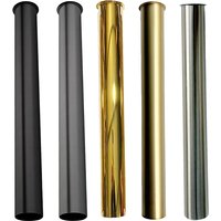 5 Colors Custom Basin Pipe 300mm Extension Tube Bathroom Sink Bottle Trap Drainpipe Sink Pop Up Drain Extension Washbasin Pipe