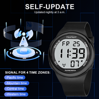 Hearkent English Talking Watch for Blind Man/Visually Impaired Seniors Electronic Digital Speaking Clock WristWatches with Alarm