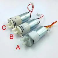 Micro Water Pump 370 Motor DC6V 9V 12V Mini Electric Self Priming Suction Pump Large Flow DIY Dispenser Tea Table ABS Food Grade