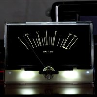 AliExpress Orico Audio-Device Bike High-Precision VU-Ammeter DB-Meter with Lamp Bulb Power Discharge Mechanical Flat Meter with-Backlight M4YD