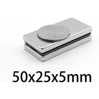 50x25x5mm Big Super Strong Square Magnet For Home Refrigerators, Offices DIY 50*25*5