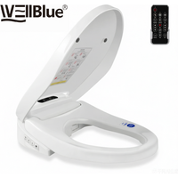 Intelligent Remote Control Toilet Lid Dryer, Smart Heated Bidet Toilet Seat ,With Warm Air Dryer, Smart Constant Temperature
