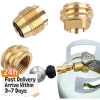 Propane Service Valve Wear-resistant Gas Stove Adapter Leakproof Gas Conversion Inflation Joint for Outdoor Camping