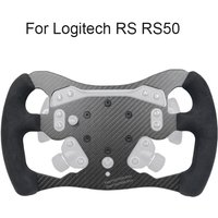 Simulated Racing Game Carbon Fiber 32cm Steering Wheel F1/GT replacement Steering Wheel For Logitech RS RS50 Wheel Hub