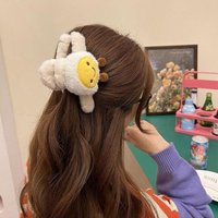 Plush Puppy Hair Clips Women Korean Fashion Simple Hairpin Elegant Girls Shark Clip Hair Accessories〔CC55〕