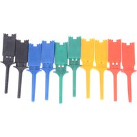 10Pcs Multimeter SMD IC SOIC Mini Test Clip Hook Grabbers Probe Jumper 5 color 0 0 0 0 0