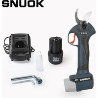 SNUOK 650W Brushless Gardening Pruning Shears 10-28mm Home High Carbon Steel Outdoor Electric Scissors For Bosch 12V Battery