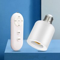 60W E27 Wireless Remote Control Smart Timer Switch Lamp Holder 110V 220V House Multi Light Switch Baby Room Bedroom Timer Switch