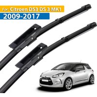 Erick's Wiper LHD Front Wiper Blades For Citroen DS3 DS 3 2009 - 2017 Windshield Windscreen Window Car Rain Brushes 24"+16"