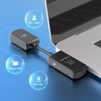 Wireless USBC Transmitter and HDMI Receiver 2.4G/5G for streaming video audio, good for iPhones /Laptop/PC/TV Box/Projector
