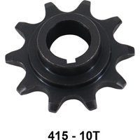 10 Teeth Steel Front 415 Chain Sprocket Universal for 2 Stroke 47 49cc 66cc 70cc Dirt Bike Pit Bike ATV Motorcycle Accessories