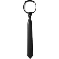 G92D Luxurious Leather Eyepatch Necktie Breathable Comfortable Fit Suitable Daily Use Formal Outfits