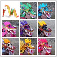 400 Gram Adults' Chinese Dance Dragon Head Accessories For 6/8/10m Tail Fitness Dragon Products Plastic Festival Supplies