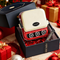 Phomemo P15 Mini Bluetooth Label Printer for Christmas Gifts & Wedding Decorations, Portable Ribbon Label Maker with Custom Text