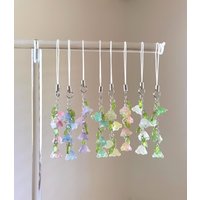 Handmade Lily of the Valley Baded Keychain | Cute Bag Charm Phone Charm|Aesthetic Gift for Her