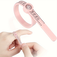 1-17 Ring Dimender American measuring tool with magnifying glass Ring measuring tape Ring soft ruler