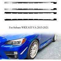 Car Side Skirts Extension For Subaru WRX STI VA 2015-2021 Car Side Skirt Splitter Winglet Side Wing Bumper Lip Body Kit