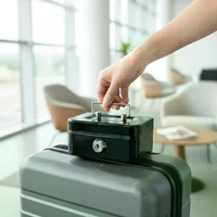 Newly Designed Portable Piggy Bank Compact And Easy To Carry Key Holder With Lock Coin Box