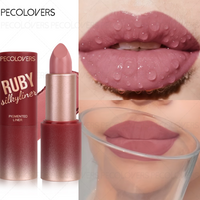 1PC Velvet Matte Lipstick, Long-lasting, Easy To Apply, Bright Color, Long-lasting Waterproof and Sweat-proof, Non-stick Cup