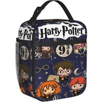 H-HP-P Harrys potters magic Merch Insulated Lunch Bag For Work Food Box Portable Cooler Thermal Lunch Box