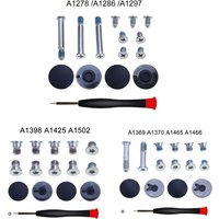 Laptop bottom cover case screws rubber feet tool For Macbook Air Pro A1278 A1286 A1297 A1398 A1425 A1502 A1369 A1370 A1465 A1466