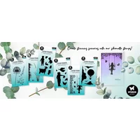 Cloud flowers Chickens Background Echinacea Farm kids Metal Cutting Dies Silicone Stamps Scrapbooking Stencil Photo Album Card