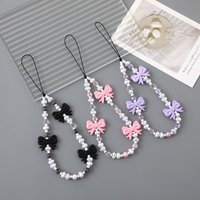 Bow Beaded Phone Chain