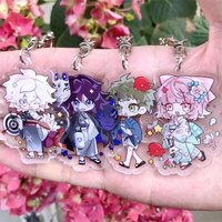 Danganronpa Nanami ChiaKi Nagito Komaeda Anime Cosplay Keychain Accessories Game Pendant Prop Badge Gift