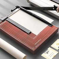 Heavy Duty A4 Paper Cutter Precise Cuts 15 Page Capacity Paper Card Trimmer Professional Metal Base Photo Cutting Machine