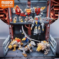 Blokees Transformers Defender Dinosaur Squad Team Galaxy Ver. 23468 Blind Box Constructicon Series Assembled Action Figure Gift