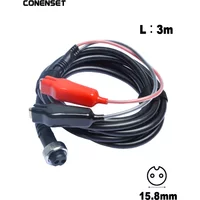 9.8FT 300cm Power Cable For Daiwa 800MJS 800J 800MJS 800MJ 1200J 1200MJ Electric Reels Series Power Cord