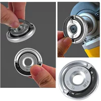 M10 M14 Self-Locking Pressing Plate Grinder Quick Release Flange Nut Power Chuck Tools Universal M14 M10 Thread Angle Grinder