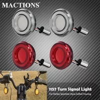 Konwersje kierunkowskazów motocykla Panel świetlny LED 1156 11557 w stylu Bullet dla Harley Sportster Touring Breakout Fat Boy Softail