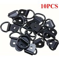 10/20pcs Shape Tie Down Anchor Rings Iron Stainless Steel Cargo Tie Down Ring for Car Truck Trailers RV Boats